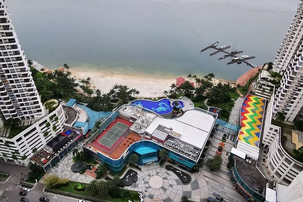 Minimalist Cgdb 2R2B High Rise Seaview Apartment Johor Bahru